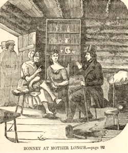 Illustration of Edward Bonney from The Banditti of the Prairies